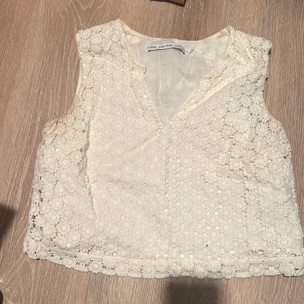 White flower top by & other stories